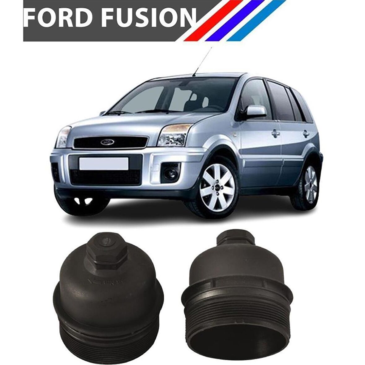 Fusion 1.4 - 1.6 TDCI Yağ Filtre Kabı Yan Sanayi 2S6Q6737AA M1569-3