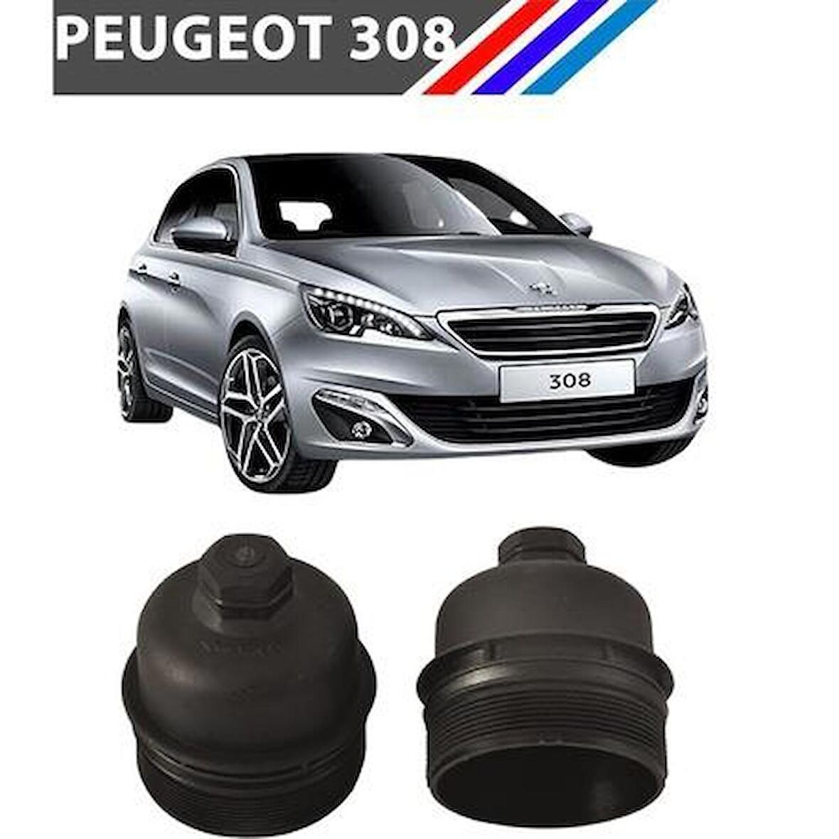 Peugeot 308 1.6 HDI Yağ Filtre Kabı Yan Sanayi 1103.K4 M1702-4