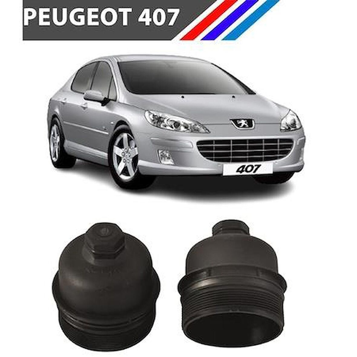 Peugeot 407 1.6 HDI Yağ Filtre Kabı Yan Sanayi 1103.K4 M1702-5