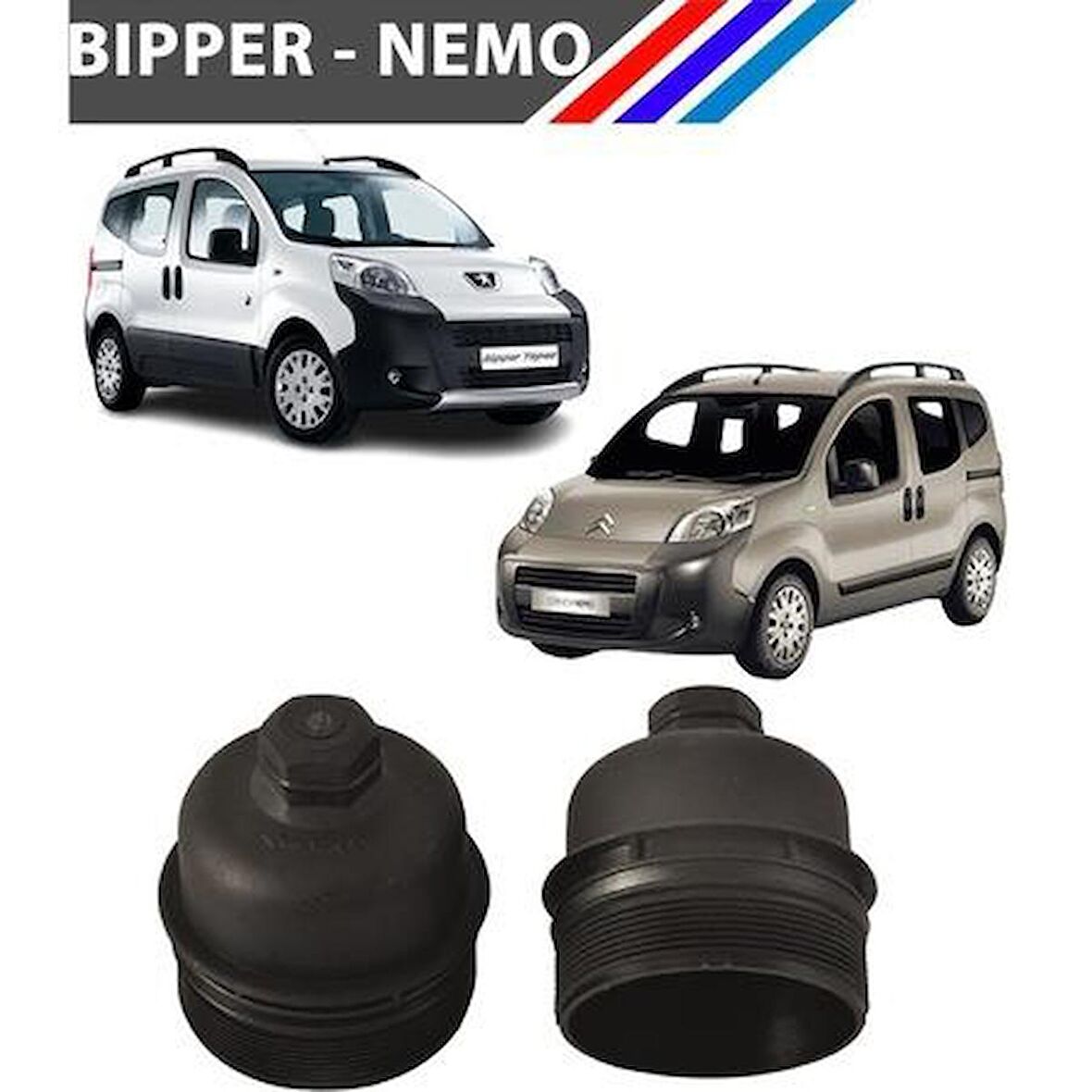 Bipper - Nemo 1.4 HDI Yağ Filtre Kabı Yan Sanayi 1103.K4 M1702-7