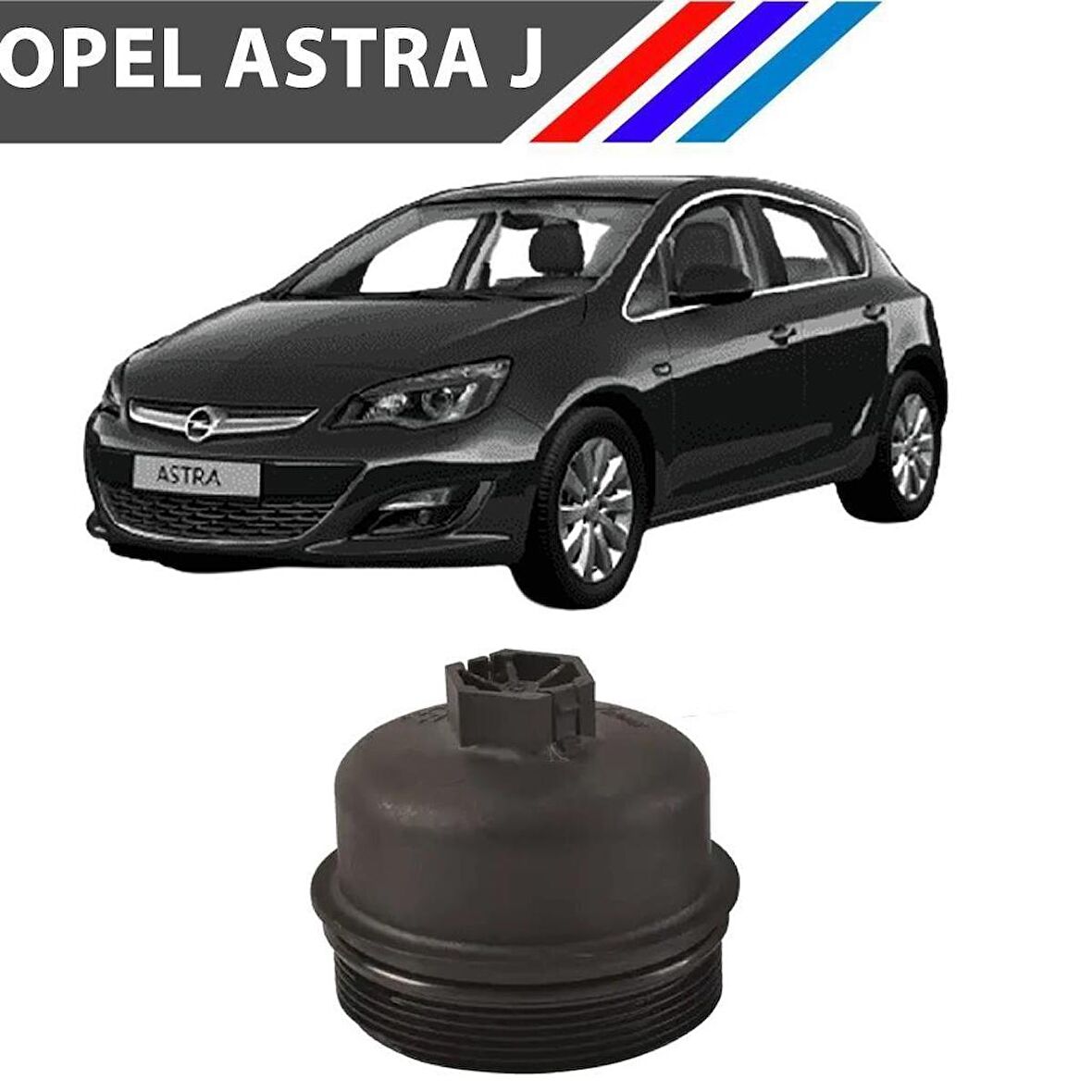 Opel Astra J 1.4 Turbo Yağ Filtre Kabı Yan Sanayi 2009 - 2016 M1737-3