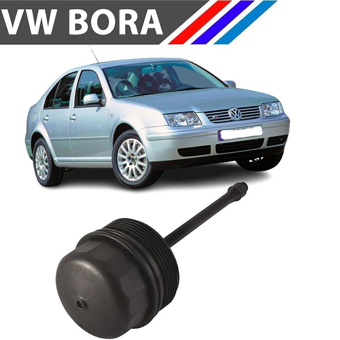 Bora 1.9 TDI Yağ Filtresi Muhafaza Kapağı İthal 1999 - 2005 M1747-6