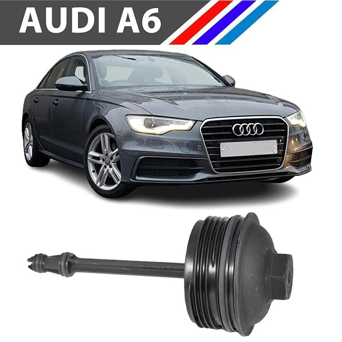 Audi A6 2.0 Dizel Yağ Filtre Kapağı Yan Sanayi 2011 - 2016 M1748-9