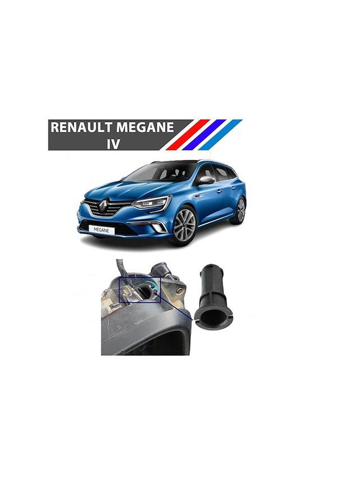 Renault Megane 4 Dış Ayna Kovanı - Ayna Katlanır Destek Parçası 1 Adet 490307706 M3625