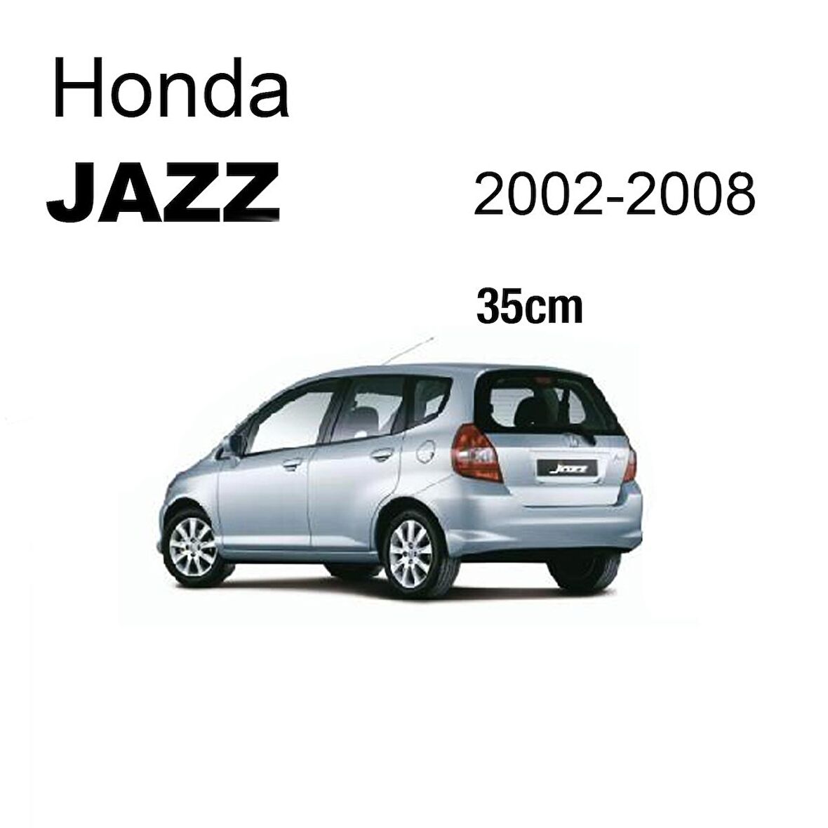 Jazz GD Arka Cam Silecek Kolu ve Süpürgesi M72065Y