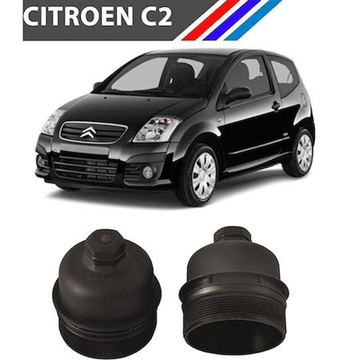 Citroen C2 1.4 - 1.6 HDI Yağ Filtre Kabı Yan Sanayi 1103.K4 M1702-10