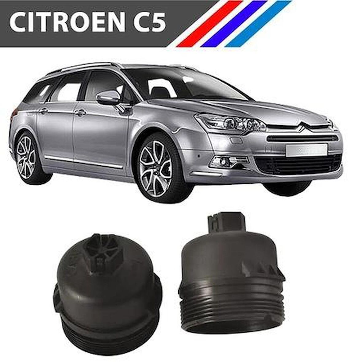 Citroen C5 DW10 Motor Yağ Filtre Kabı Yan Sanayi 1103.L7 M1702-15