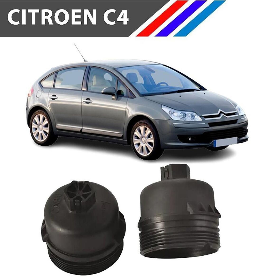 Citroen C4 Benzinli Yağ Filtre Kabı Yan Sanayi 1103.L7 M1702-23