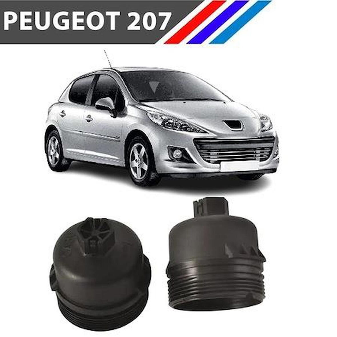 Peugeot 207 Benzinli Yağ Filtre Kabı Yan Sanayi 1103.L7 M1702-24