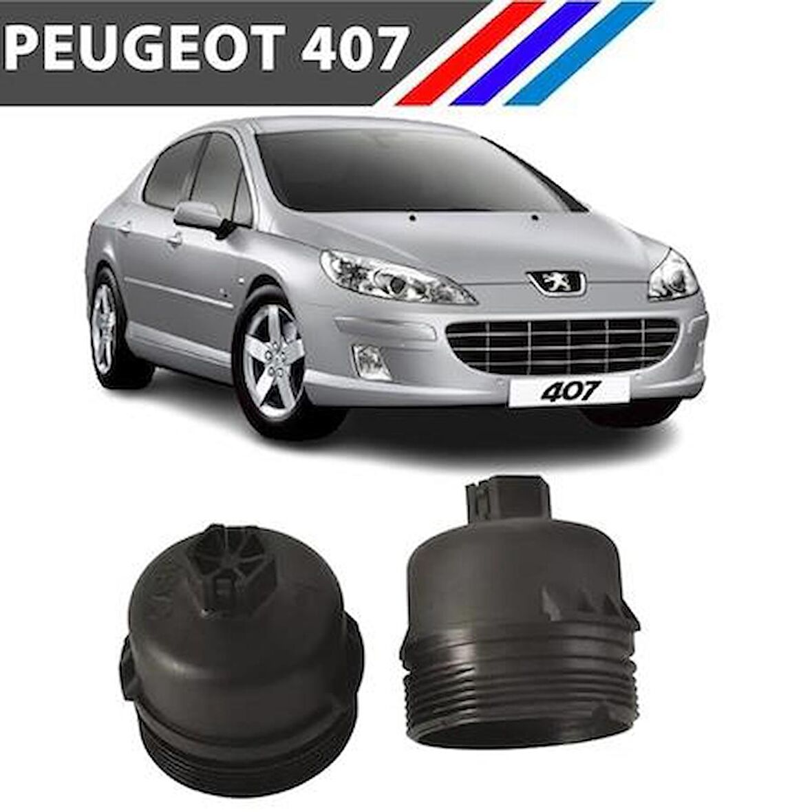 Peugeot 407 DW10 Motor Yağ Filtre Kabı Yan Sanayi 1103.L7 M1702-27