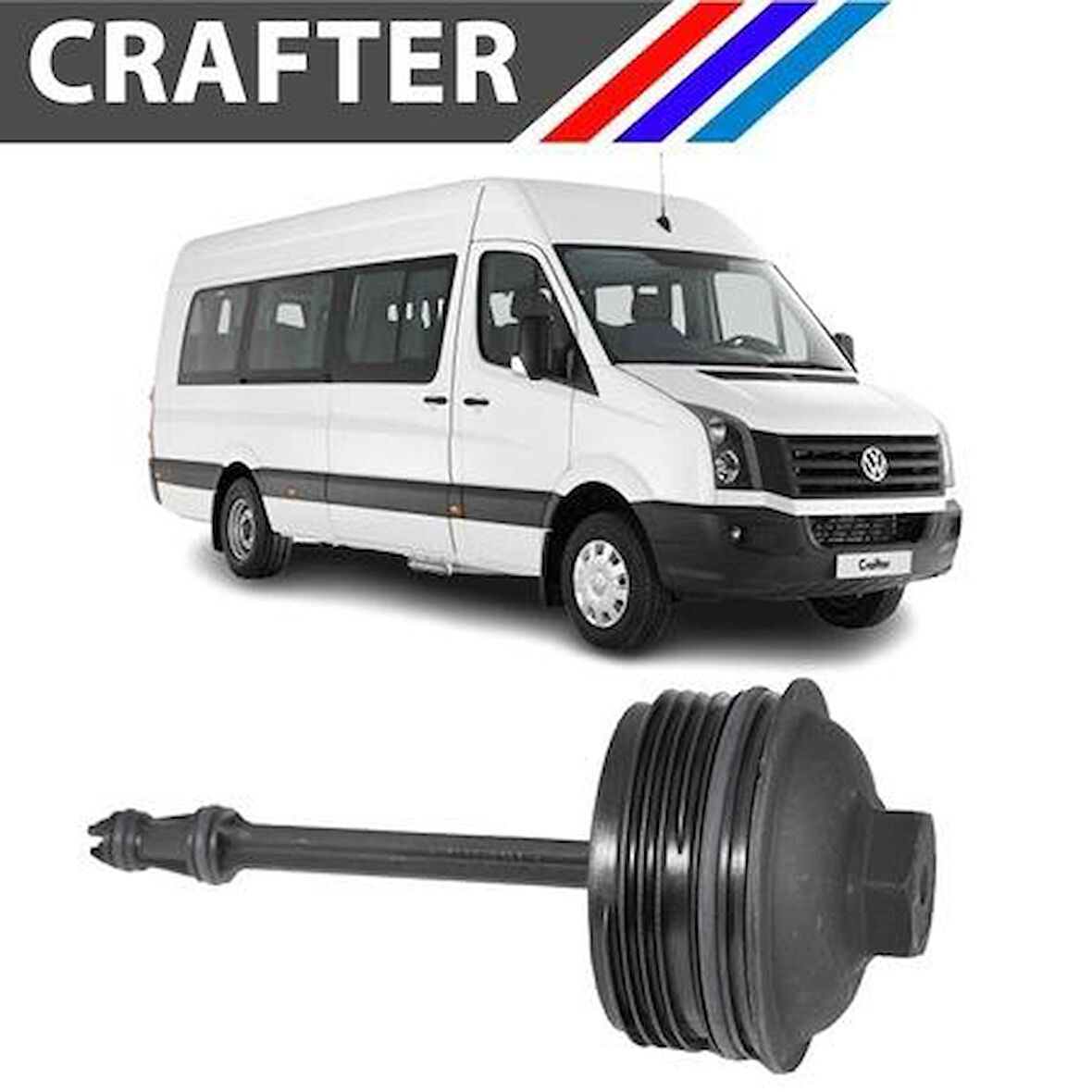 VW Crafter 2.0 Dizel Yağ Filtre Kapağı Yan Sanayi 2011 2016 M1748-17