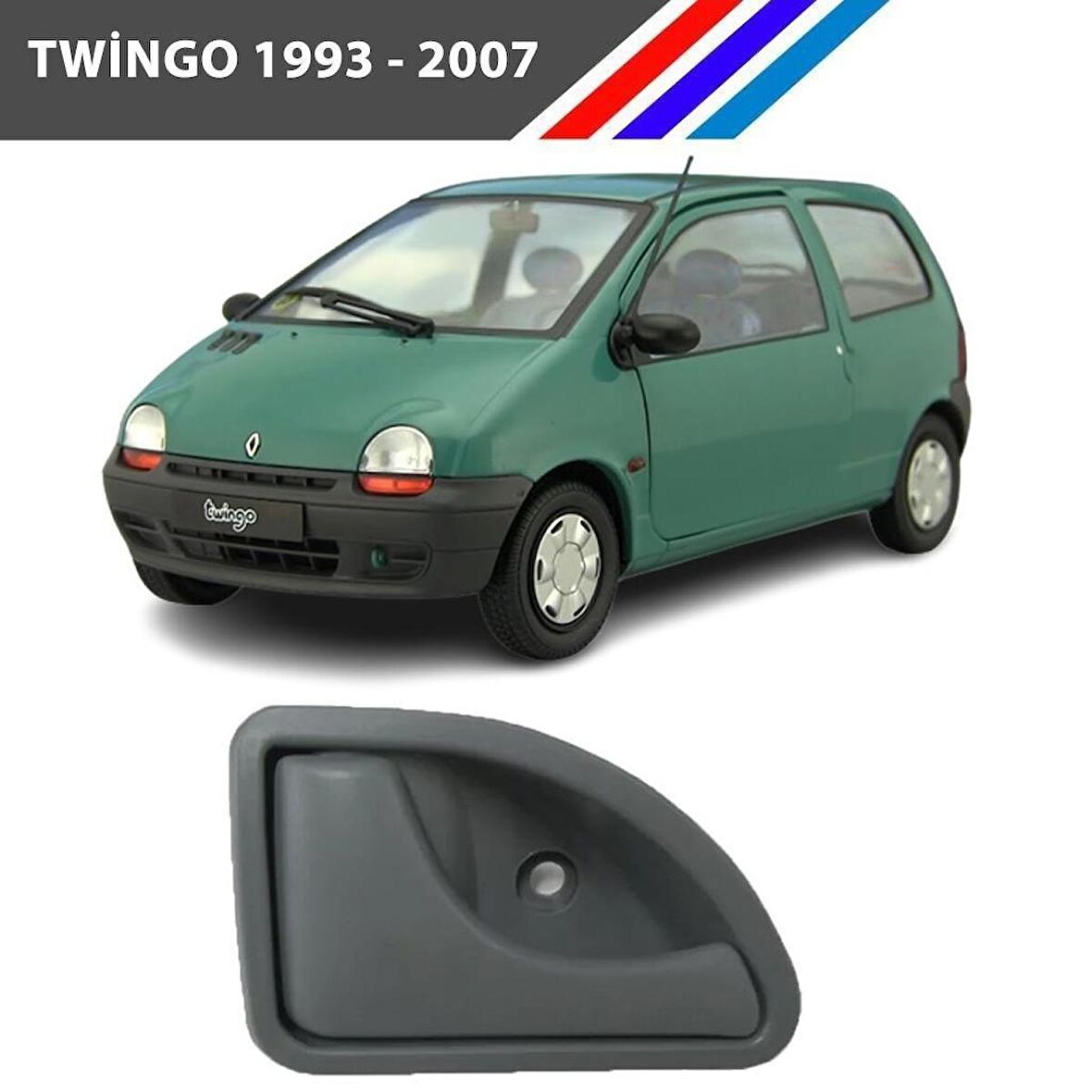 Twingo MK1 Kasa İç Açma Kolu Sol Taraf Gri Renkli 1993 - 2007 M2068B-1