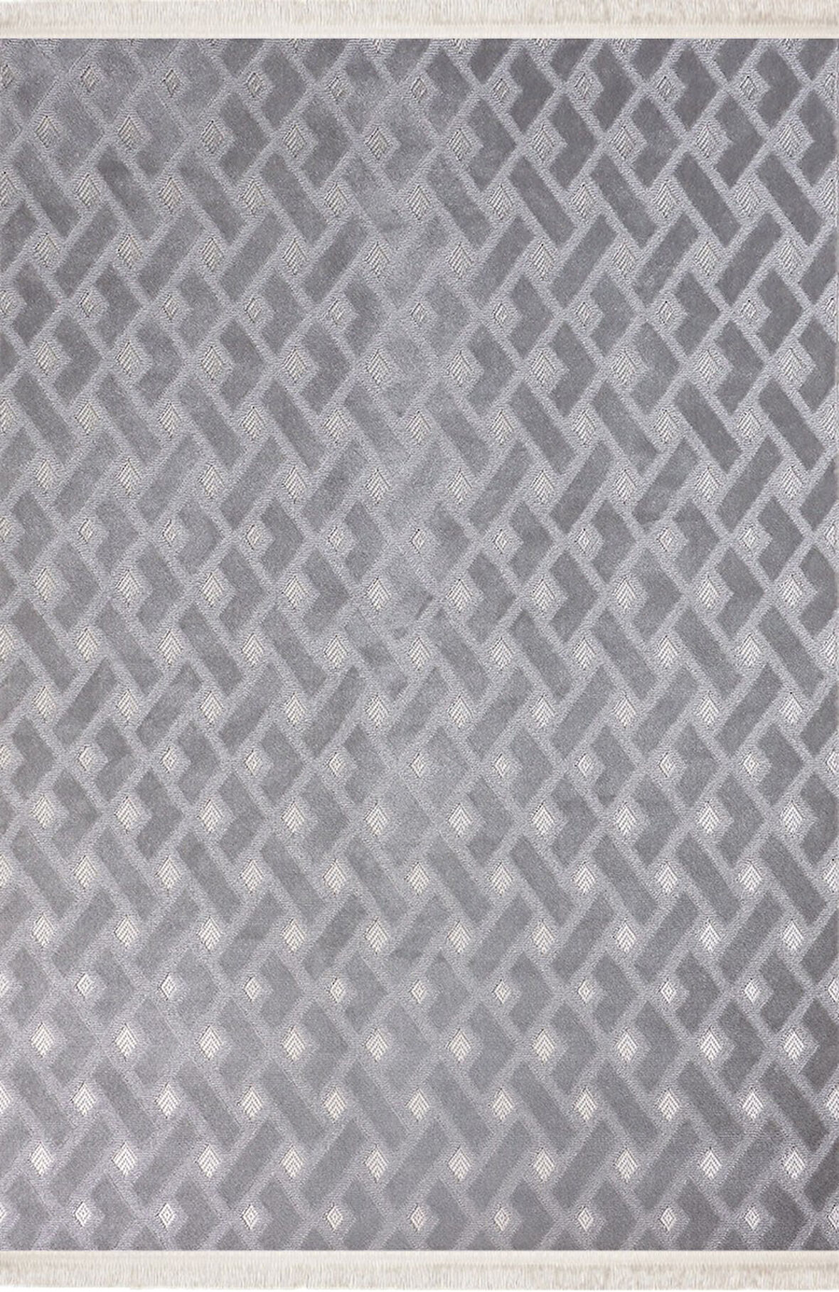 Nexus Halı Mojee 2205 Gri Micro Fiber Polyester Yumuşak Silinebilir Keçeleşmez Leke Tutmaz Dekoratif Halı
