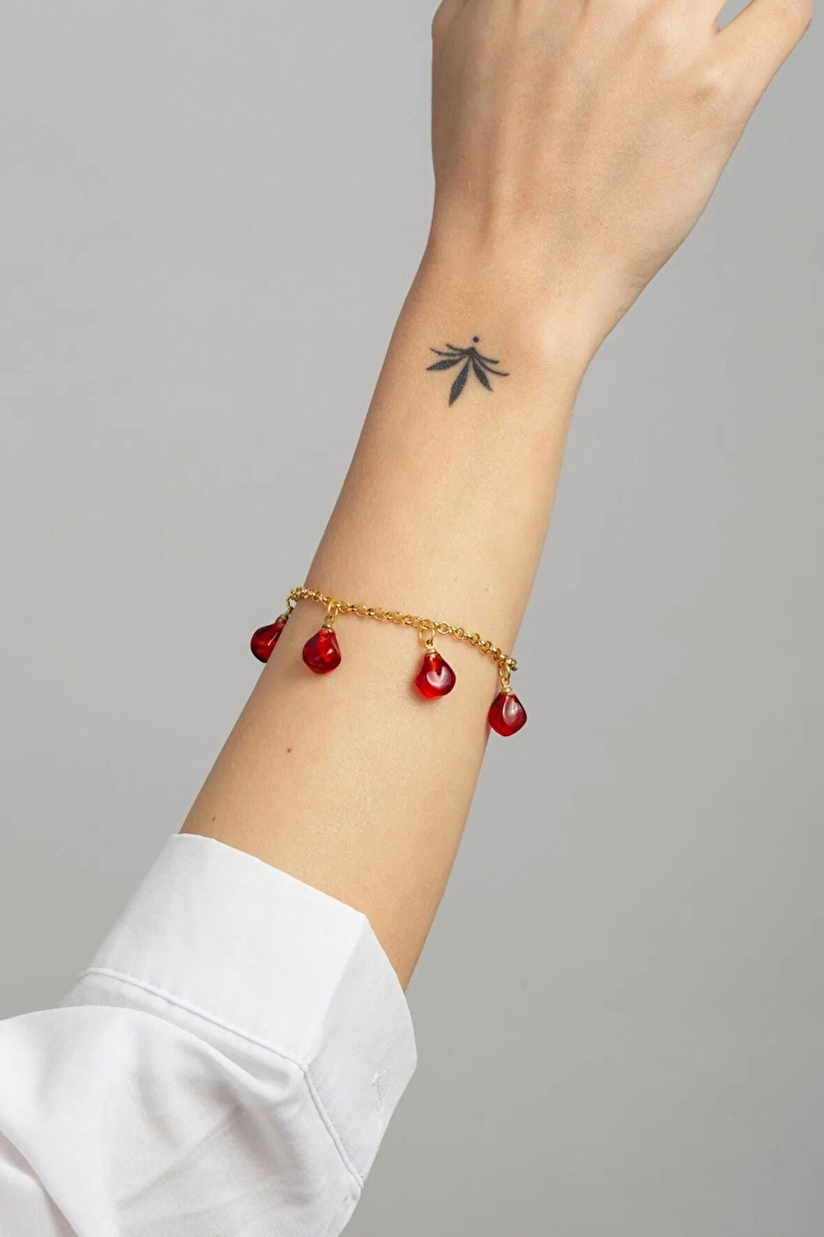 Murano Cam Narlı Bileklik | Bereket ve Şıklığın Simgesi El Yapımı Tasarım