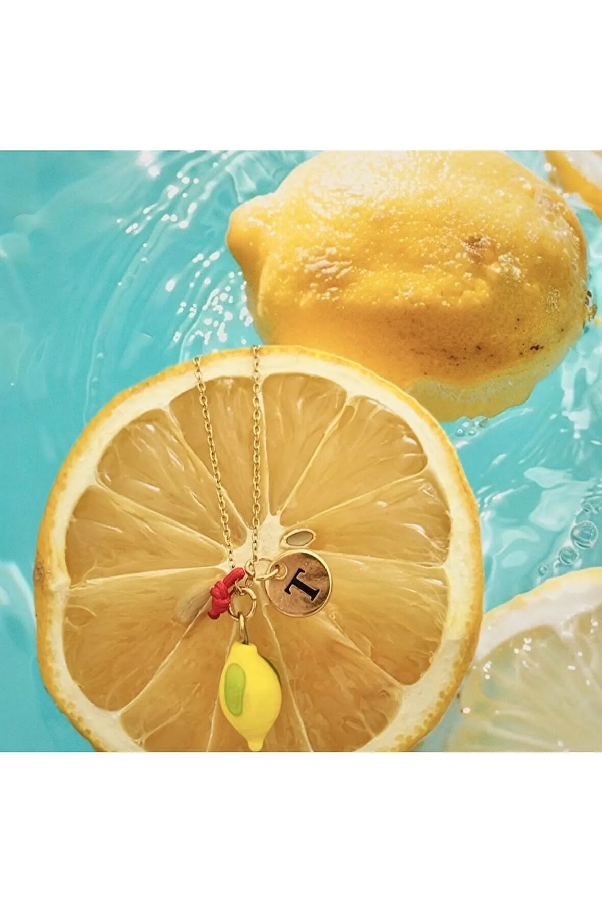 Murano Tasarım Limon Kolye