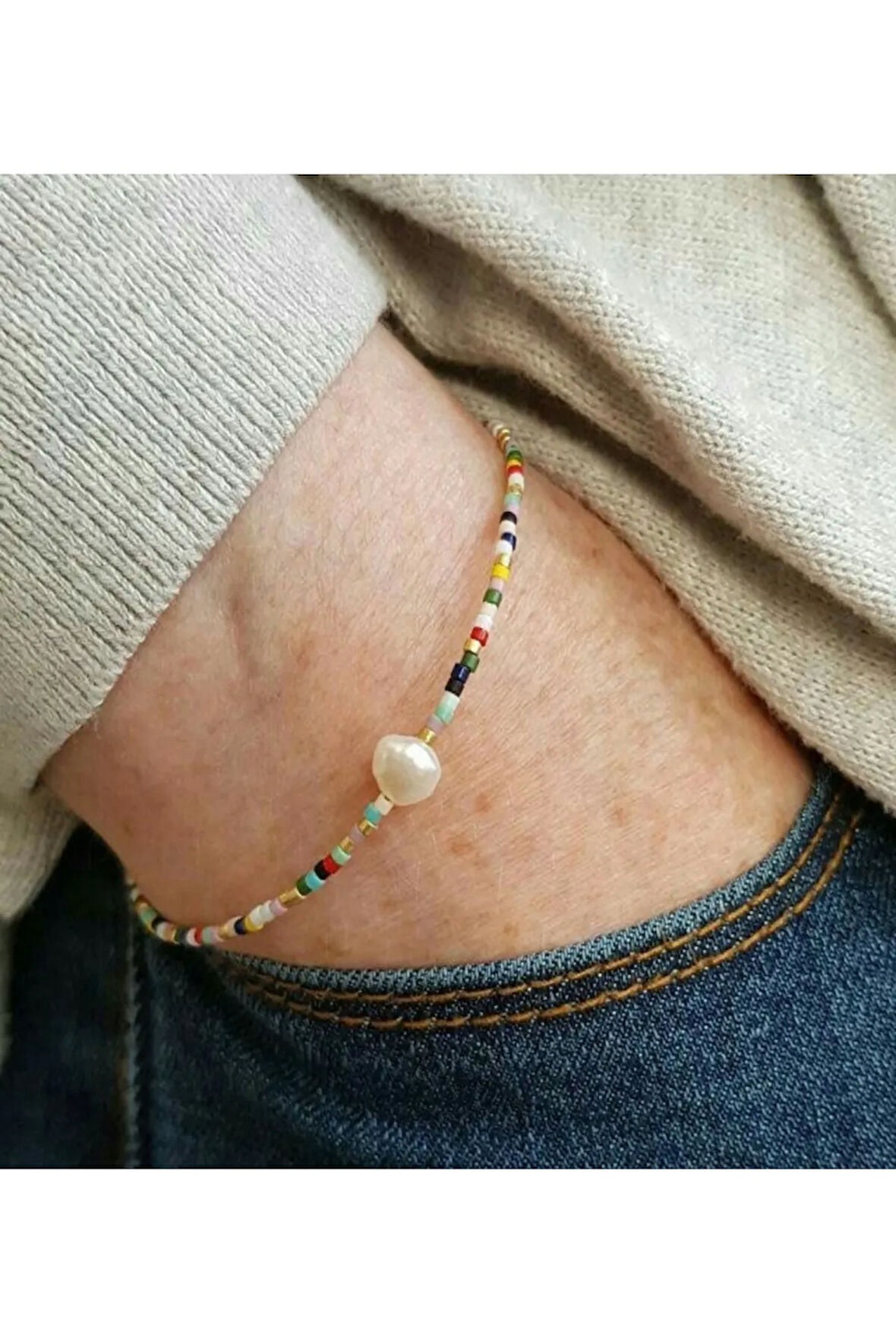 Miyuki inci deluxe series renkli bileklik