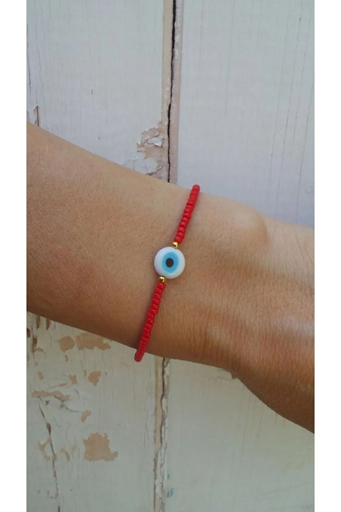 Nazar miyuki kırmızı bileklik