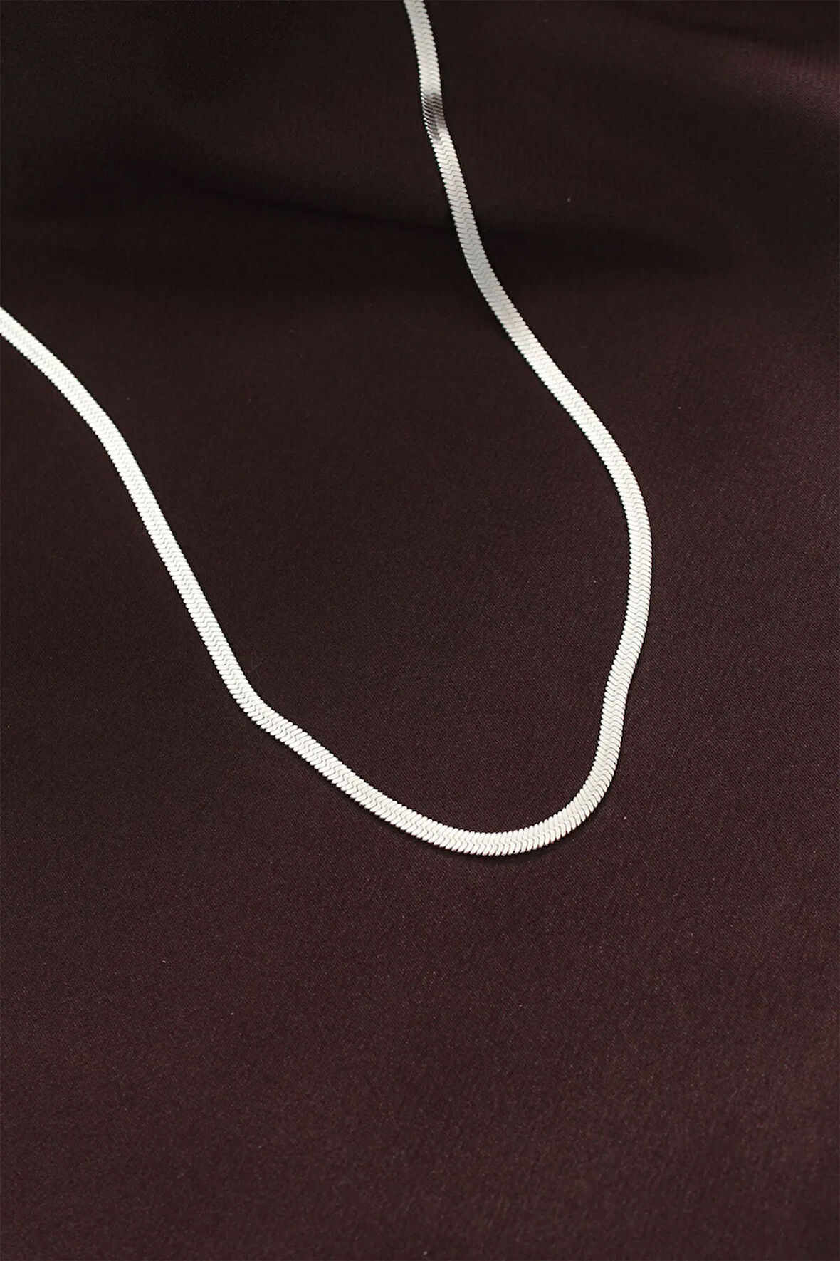 316l Çelik Özel Seri Gümüş Renk 60 Cm Italyan Zincir Kolye