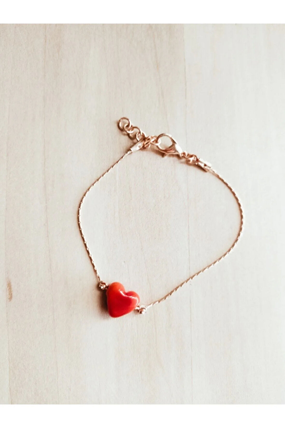 Murano Cam Kalp Bileklik