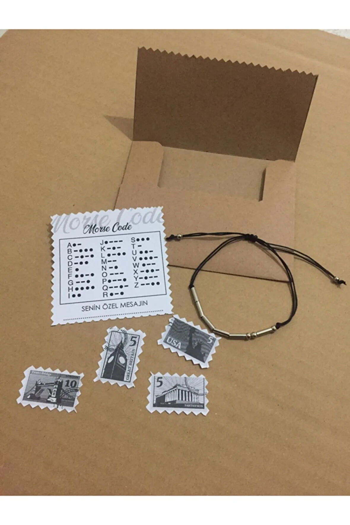 2 Adet Sevgililer Için Hediye Çift Mors Alfabeli Bileklik