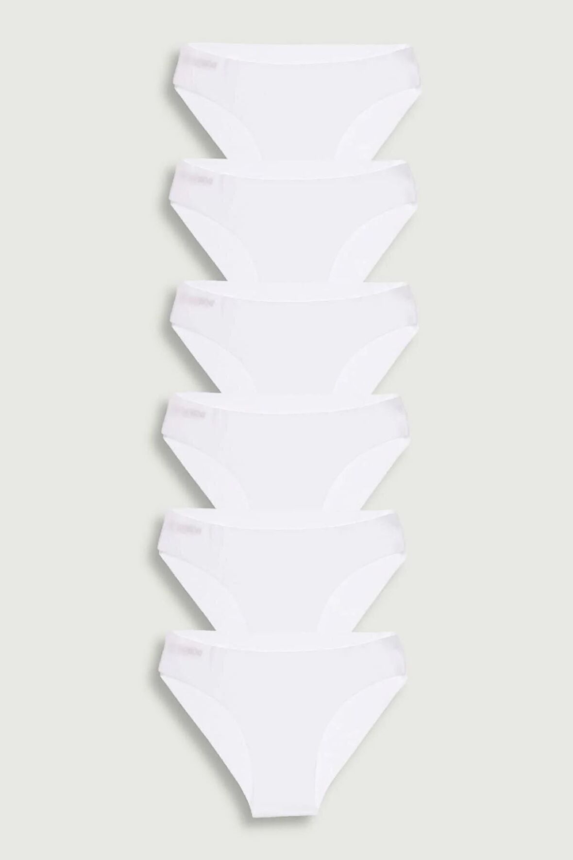 Kadın Lazer Dikişsiz Seamless Külot 6lı Siyah