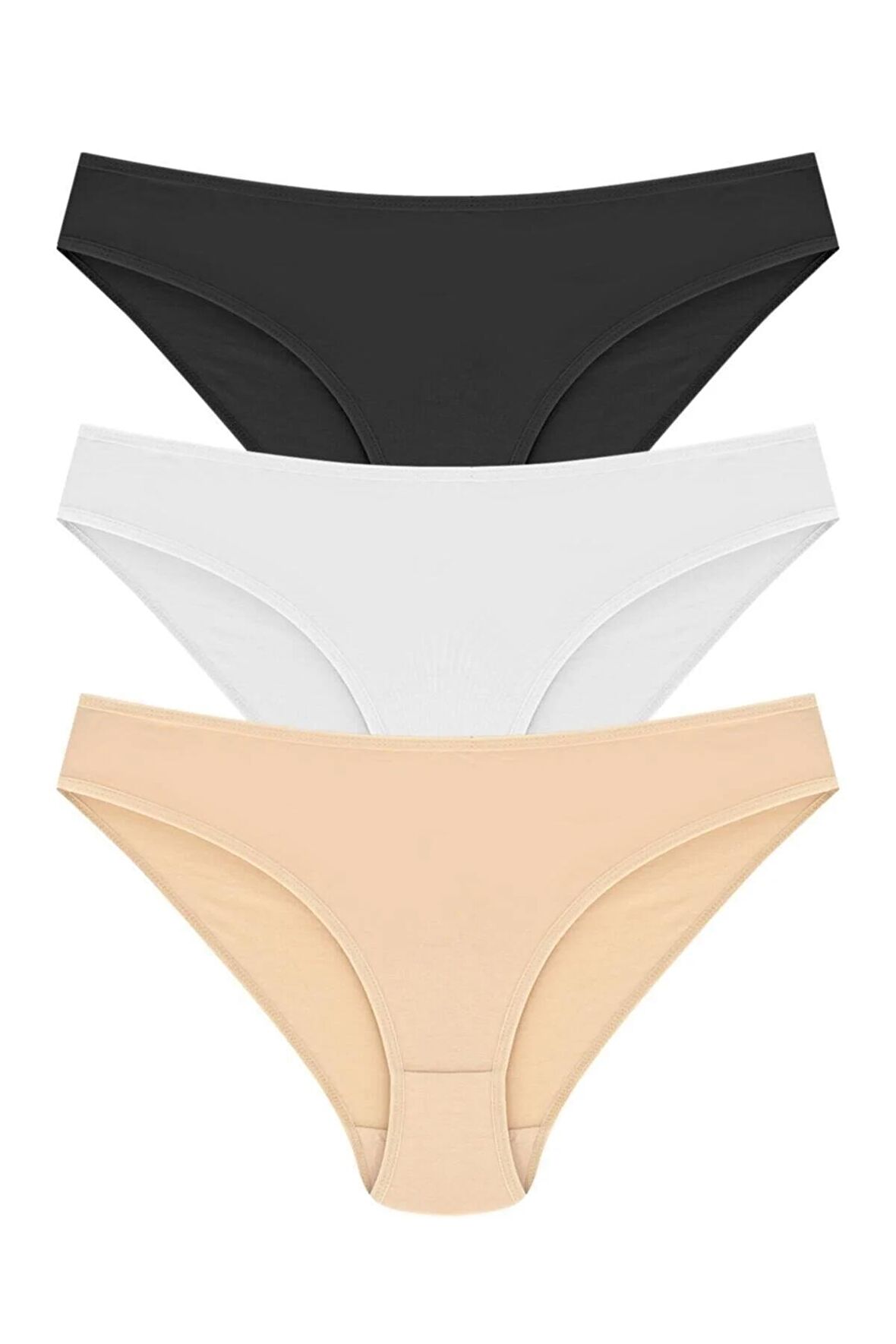 Bikini Model Külot 3 lü Paket  Pamuk