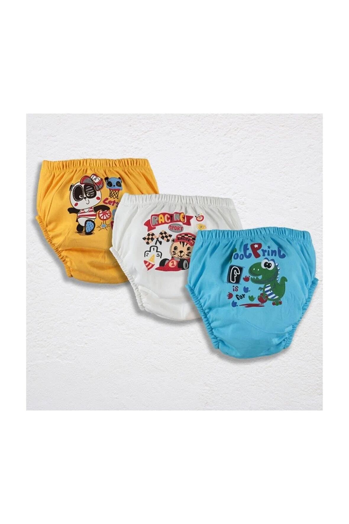 Storybaby - 3lü Erkek Alıştırma Külodu - Racing Set
