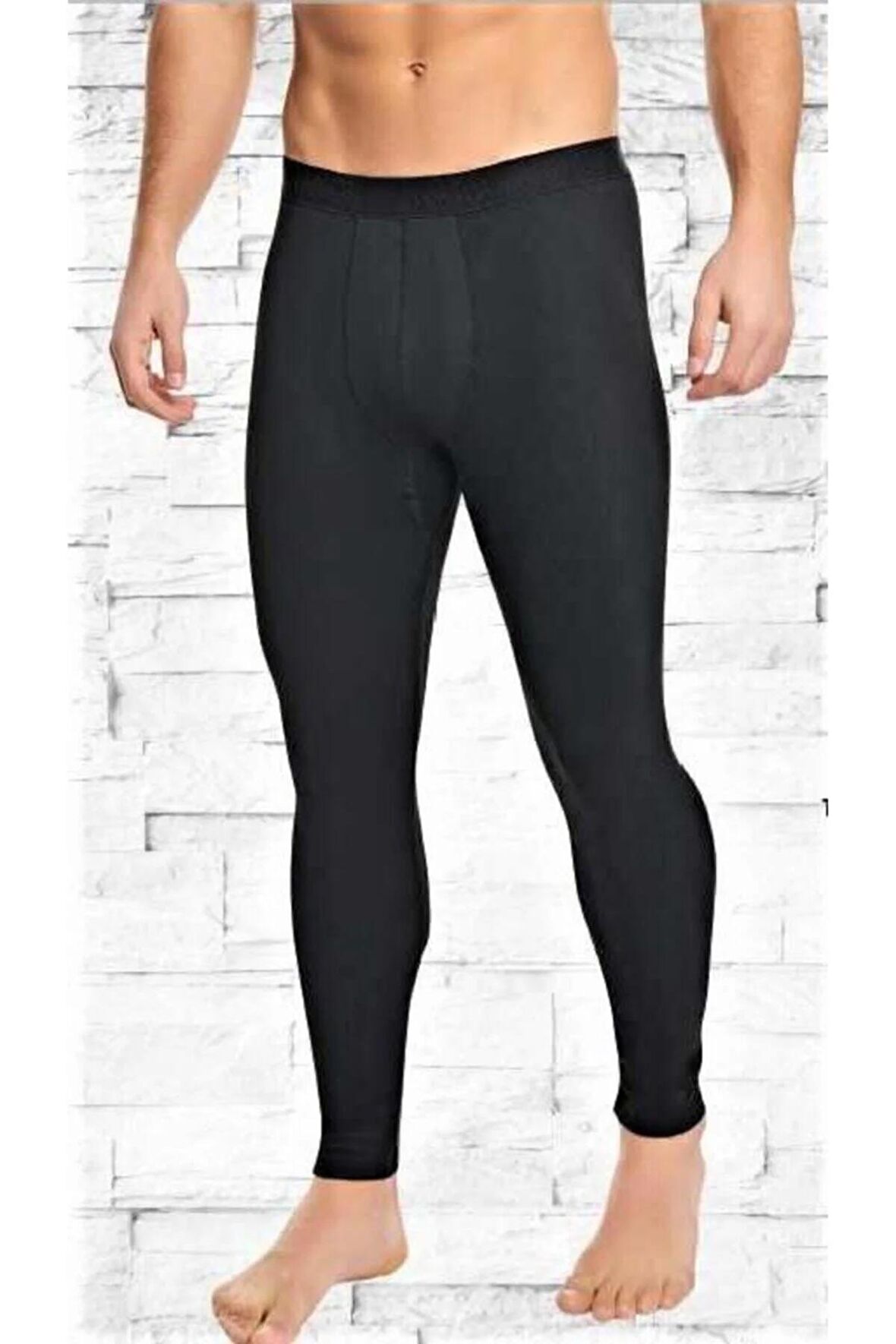 Poky Erkek Siyah Thermal/ Termal Tayt Içlik-0125