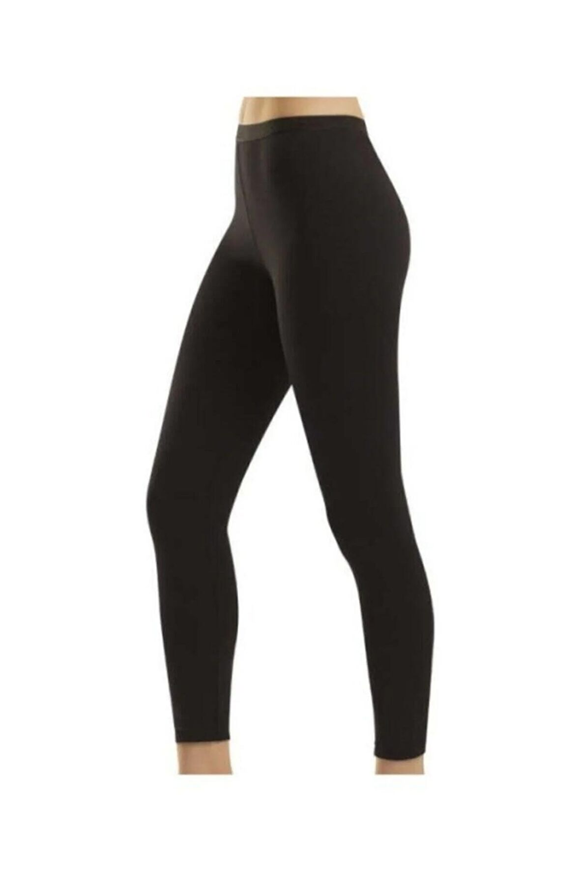 Kadın Siyah Termal Tayt