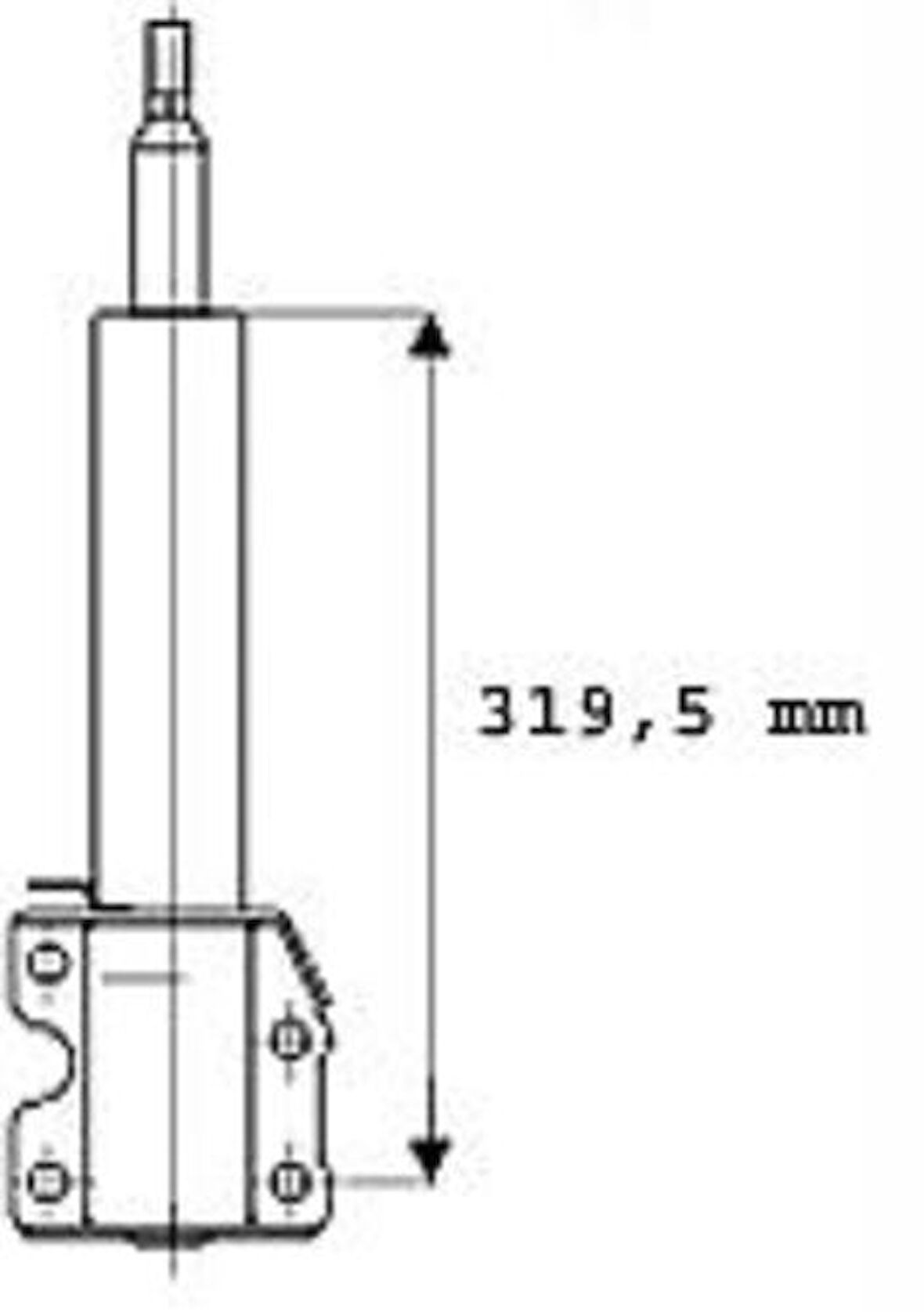 Monroe V4503 Amortisör Ön Gazlı Sprinter 901-904 96-06 Lt 35-46 96-05 8200212633
