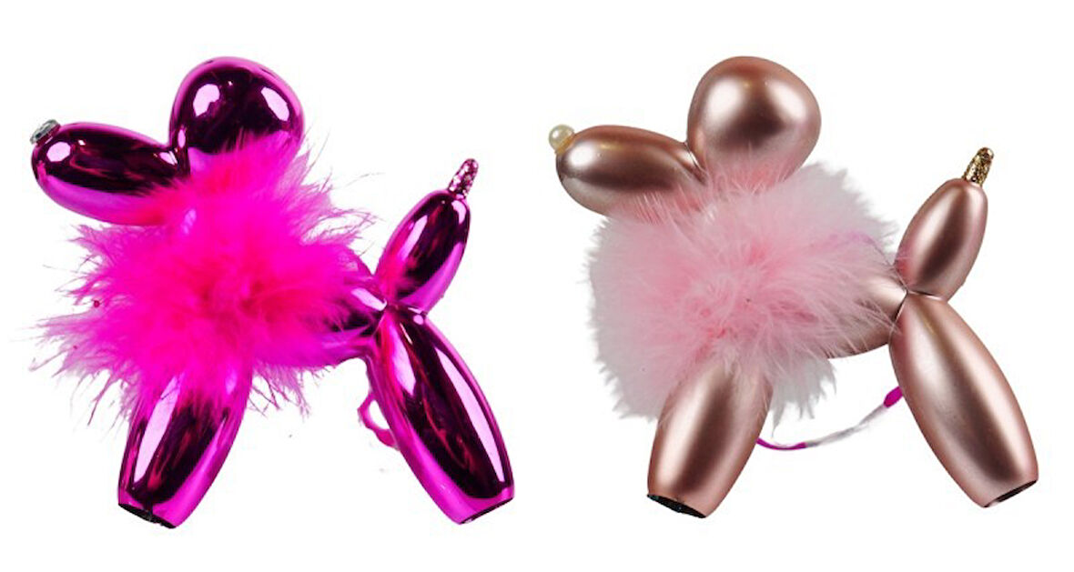 Disney Lisanslı Yılbaşı Süsleri-Balloon dog orna*2