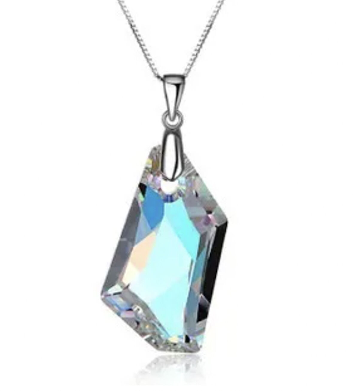 Monemel Kristal Taşlı Kolye (Altın Kaplama)