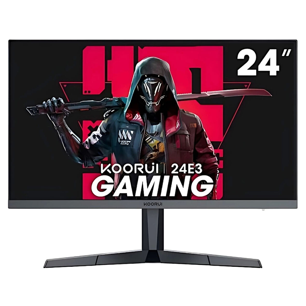 Koorui 23.8" 24E3 IPS 1ms 165Hz HDMI, DisplayPort AdaptiveSync VESA 1080p Gaming Siyah Monitör