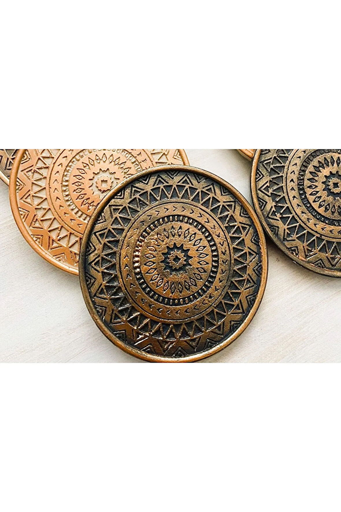 8,7cm Yuvarlak Mum Tabağı, Saksı Bardak Altlığı, Mumluk, Sunumluk Silikon Kalıp K-1260