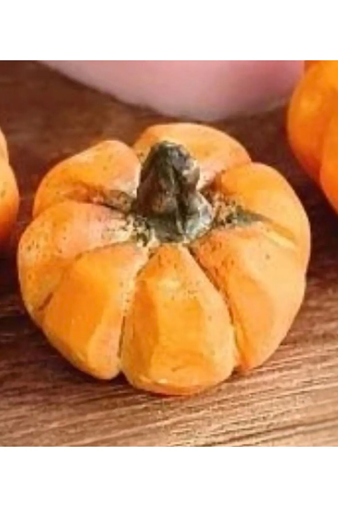 3,2cm Mini Minyatür Bal Kabağı Kabak Silikon Kalıp K-1397, Kokulu Taş Sabun Alçı Mum Kalıbı