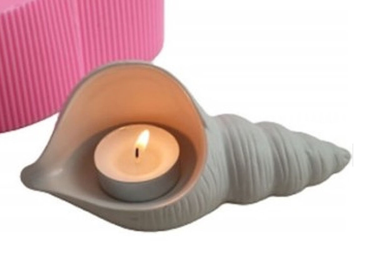 Mumluk Istiridye Deniz Kabuğu 16 Cm Midye Silikon Kalıp K-154