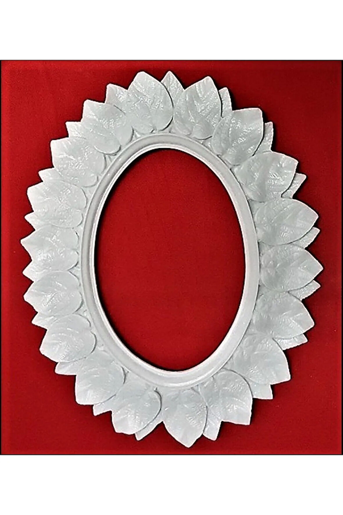 Yaprak Kabartmalı 25cm Çerçeve Silikon Kalıp K-807
