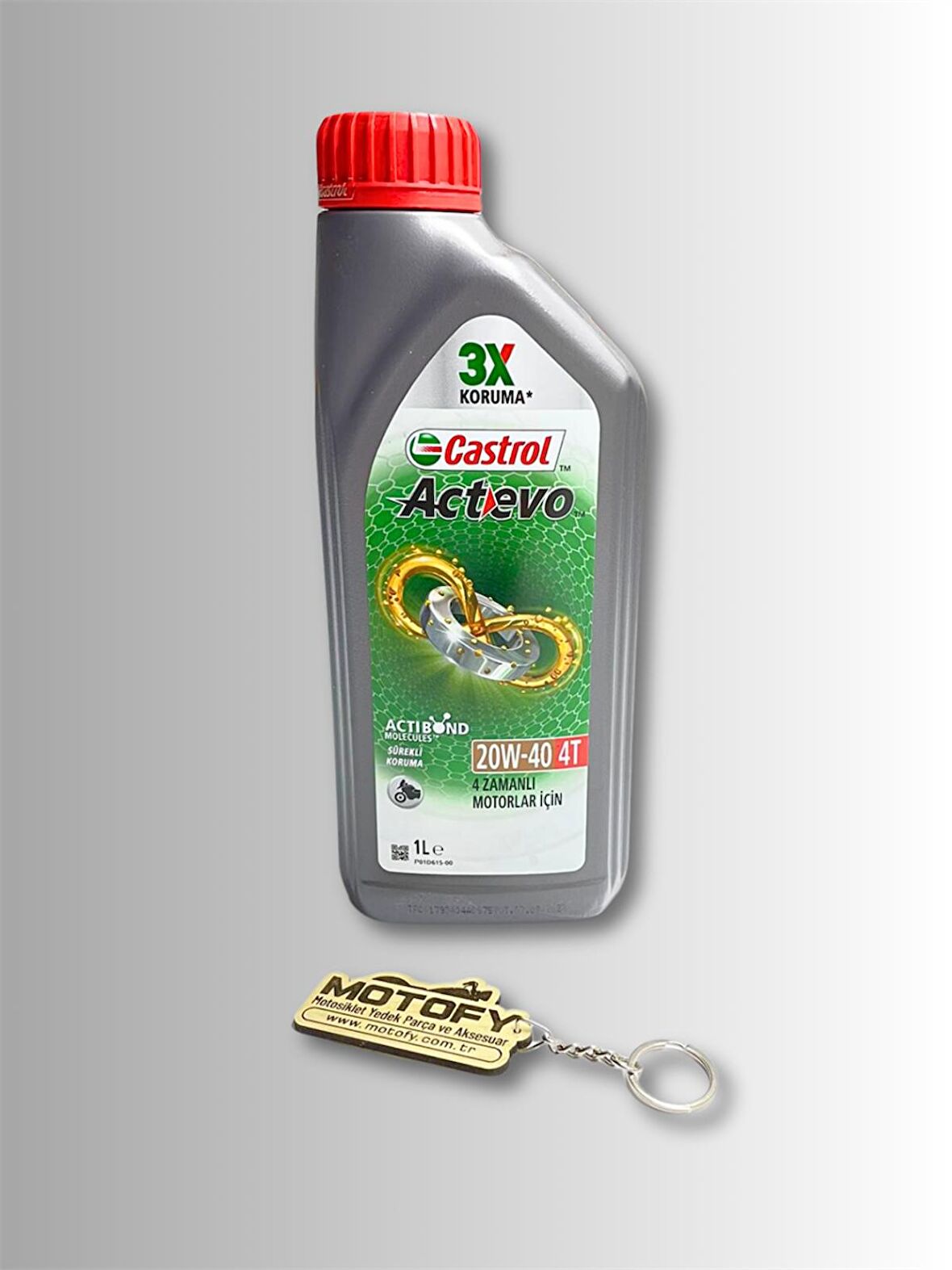 CASTROL ACTEVO 20W-40 4T MOTOSİKLET YAĞI 2023 ÜRETİM TARİHLİ