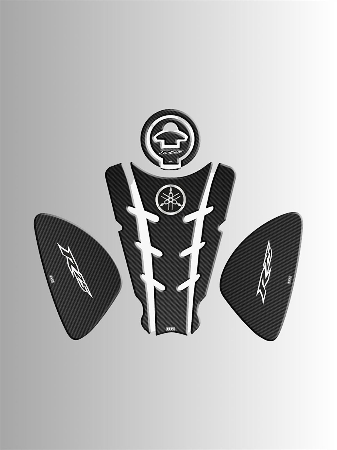 Yamaha R25 Tank pad+yan pad+depo Kapak Pad Set