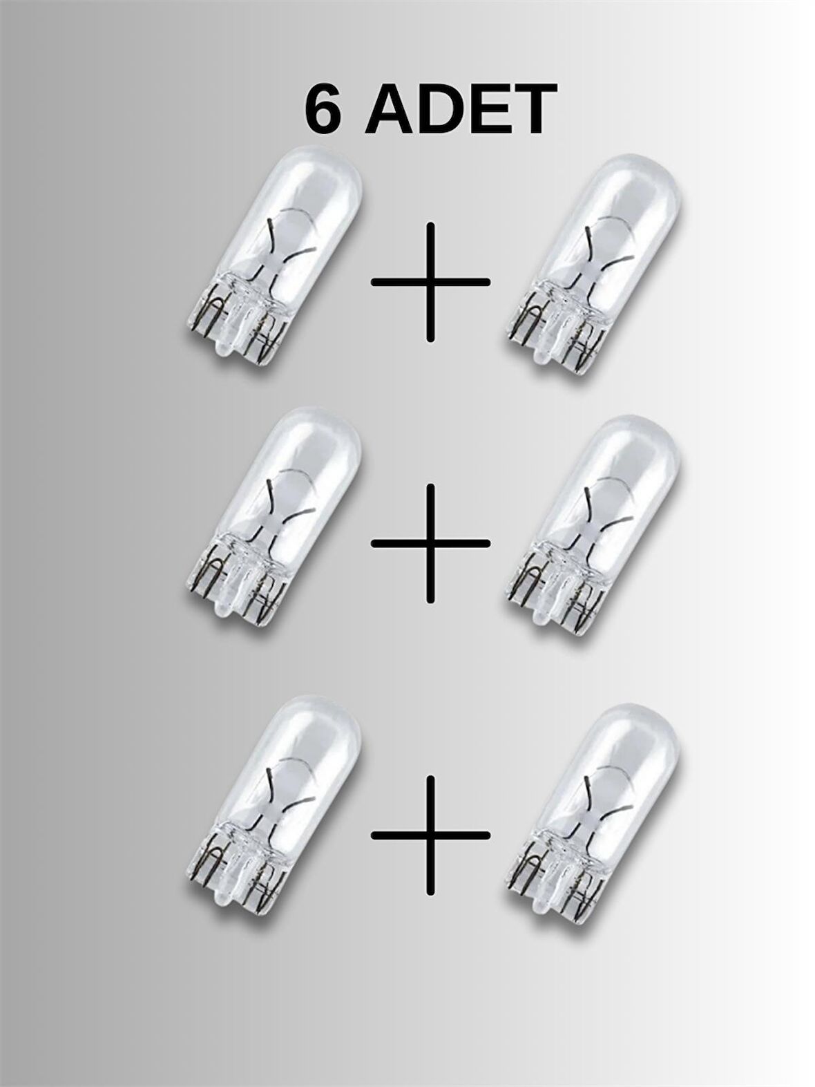 T10 PARK AMPÜLÜ 5W 6 ADET