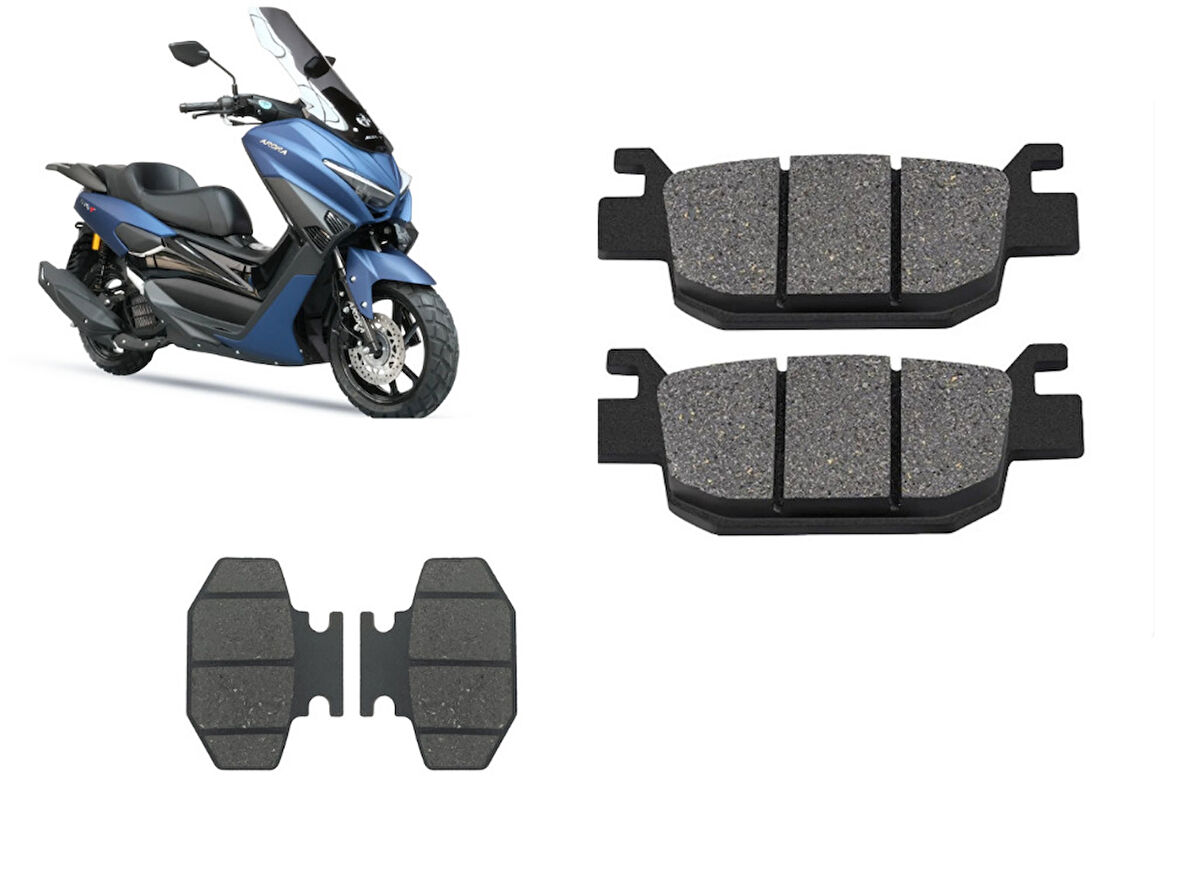 Arora Max-T 150 Ön - Arka Fren Disk Balatası Takımı