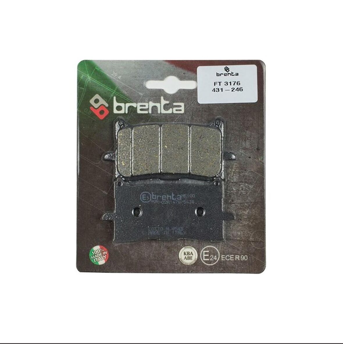 Honda Cb 125 R Ön Fren Organik 1 Takım Balata  Brenta