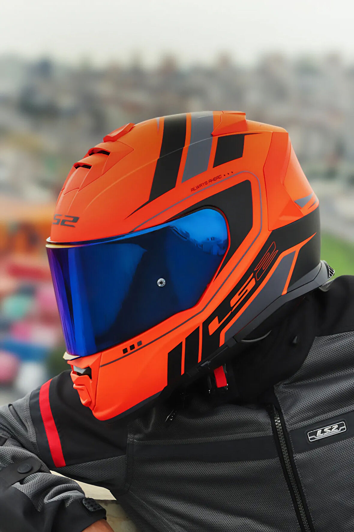STORM 2 FIST MAT TURUNCU-SİYAH KASK