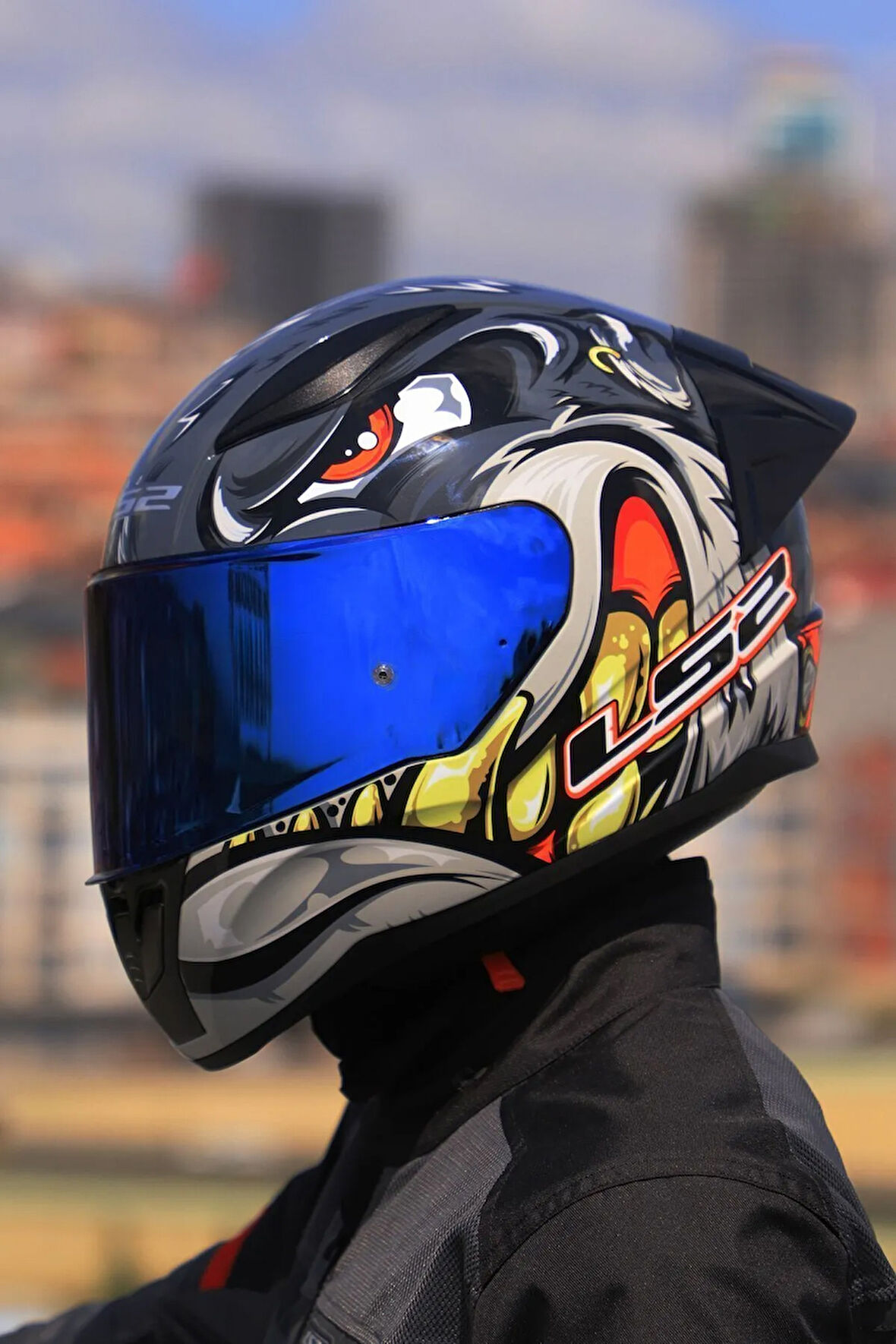 Rapıd 2 Race Spox Gri-kırmızı Kask