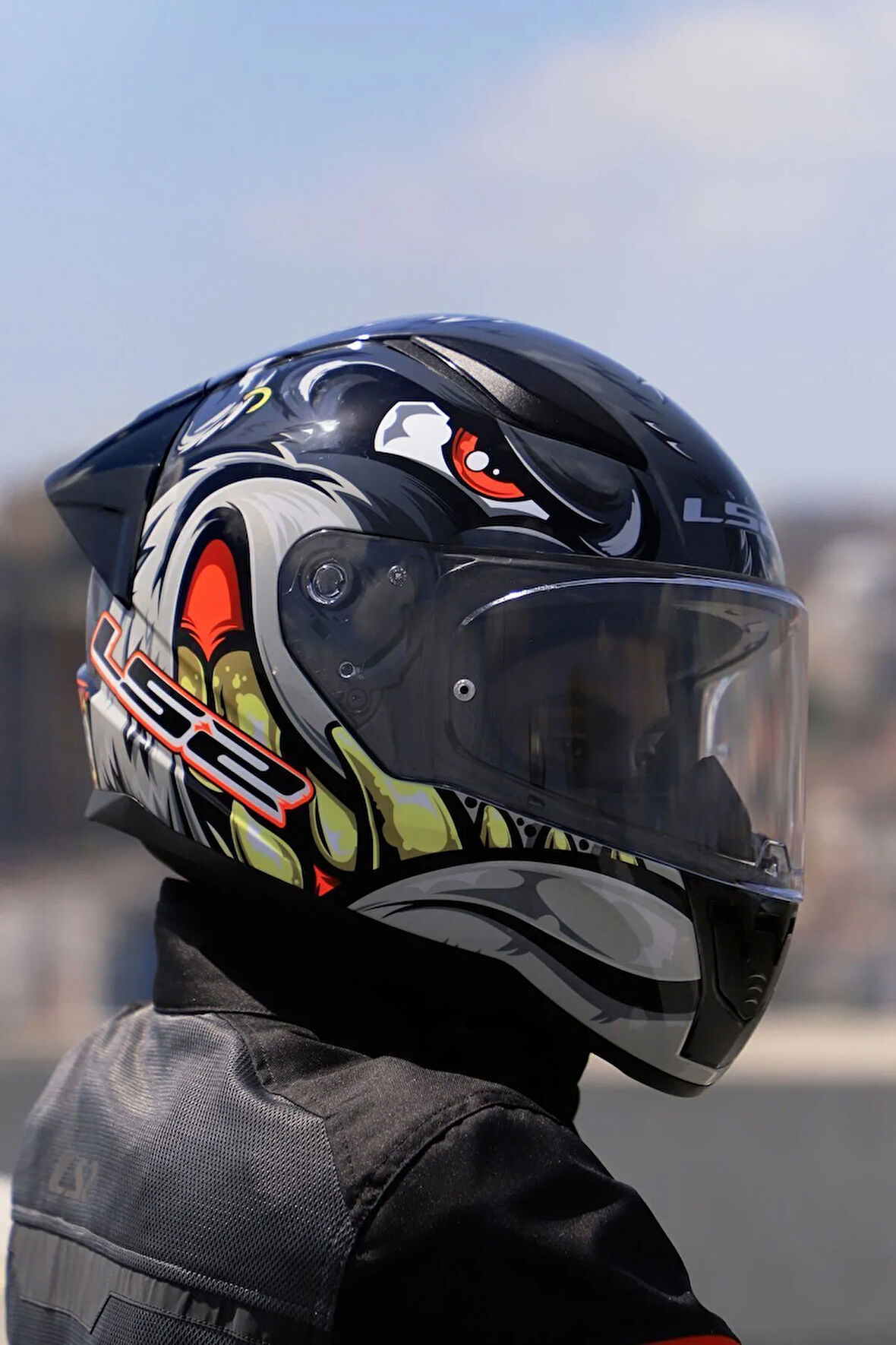 Rapıd 2 Race Spox Gri-kırmızı Kask