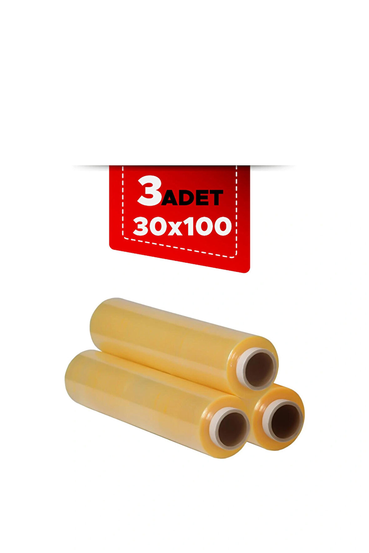 3 Adet 30x100 Gıda Streç Film