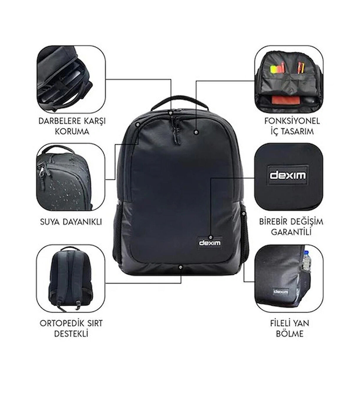 Dexim Venio DXBP12 15.6" Laptop Sırt Çantası
