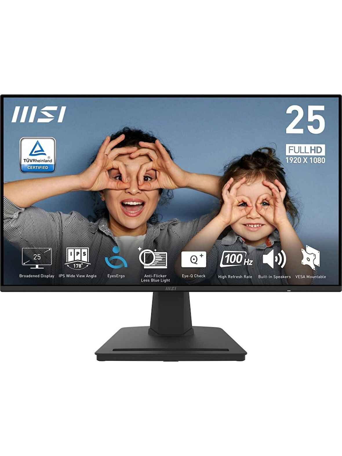 MSI PRO MP252 24.5" 1 ms Full HD IPS 100 Hz Monitör