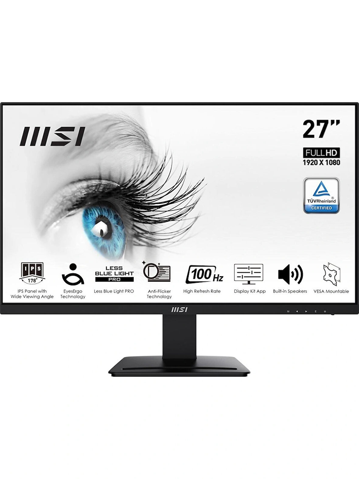 MSI PRO MP273A 27" 1 ms Full HD IPS 100 Hz Monitör