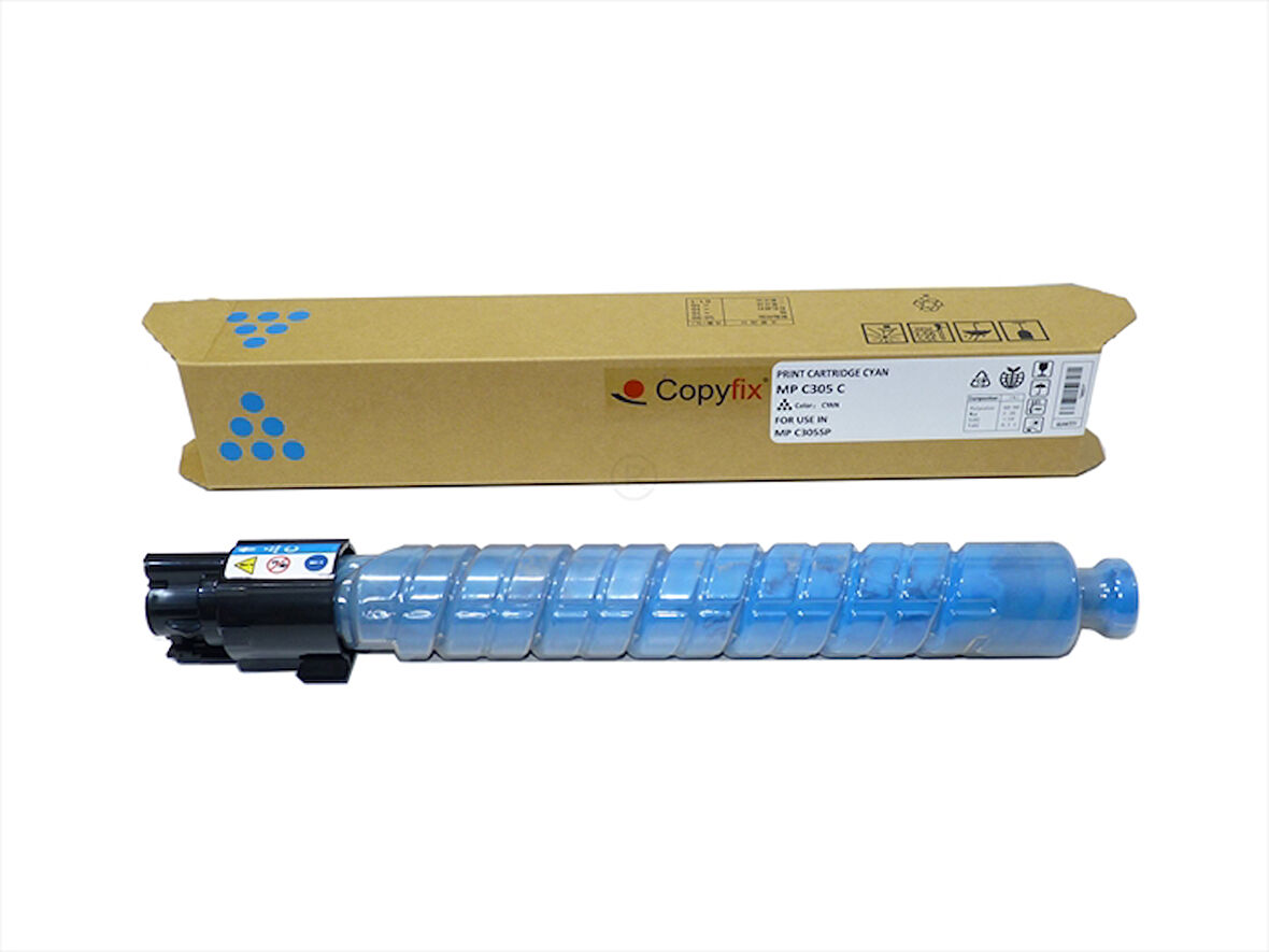 Ricoh MP C305 Mavi Muadil Toner